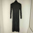 ザラ ZARA METALLIC THREAD KNIT DRESS タートルネックラメニットドレス レディース JPN:M