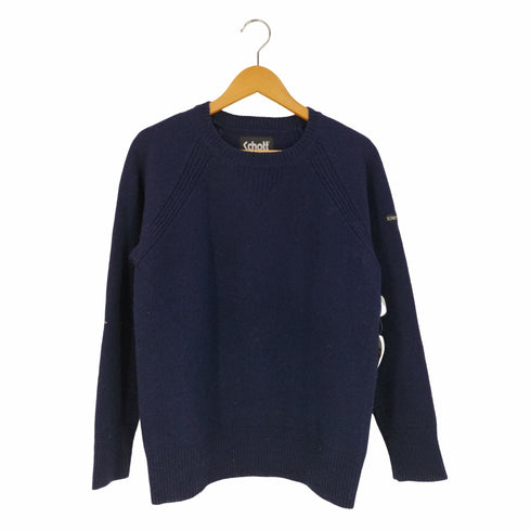 ショット Schott SHETLAND CREW NECK SWEATER シェットランド クルーネックニット メンズ import:M