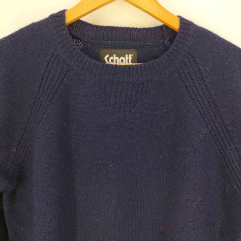 ショット Schott SHETLAND CREW NECK SWEATER シェットランド クルーネックニット メンズ import:M