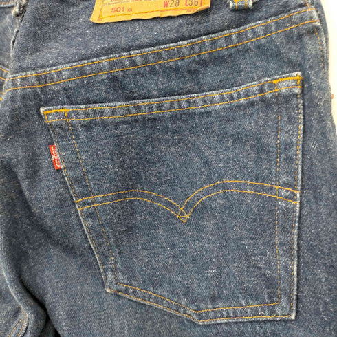 リーバイス Levis USA製 ボタン裏555 501 ボタンフライデニムパンツ メンズ W28 L36