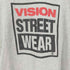 ヴィジョンストリートウェア VISION STREET WEAR ダブルステッチ フロントロゴプリント クルーネックTシャツ メンズ import:M