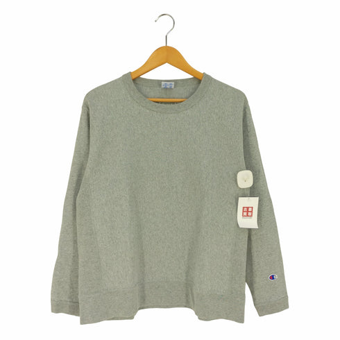 チャンピオン Champion REVERSE WEAVE リバースウィーブ 袖目付き バッグロゴ刺繍 クルーネックTシャツ メンズ import:M