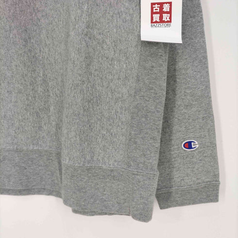 チャンピオン Champion REVERSE WEAVE リバースウィーブ 袖目付き バッグロゴ刺繍 クルーネックTシャツ メンズ import:M