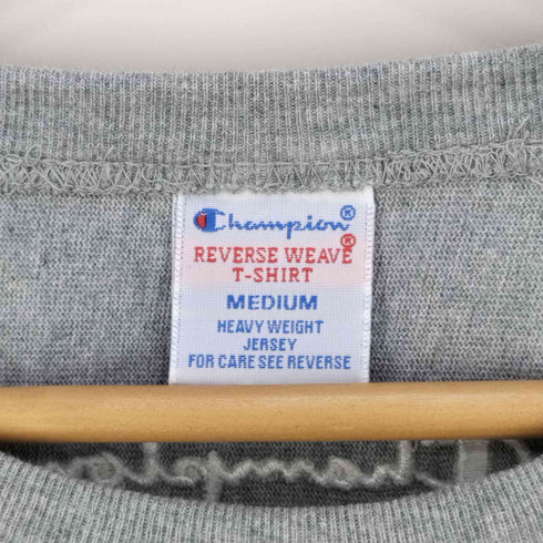 チャンピオン Champion REVERSE WEAVE リバースウィーブ 袖目付き バッグロゴ刺繍 クルーネックTシャツ メンズ import:M