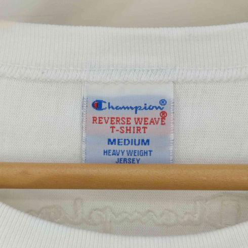 チャンピオン Champion REVERSE WEAVE リバースウィーブ 袖目付き バッグロゴ刺繍 クルーネックTシャツ メンズ import:M