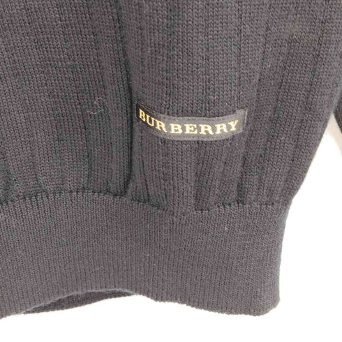 バーバリーゴルフ BURBERRY GOLF ハーフジップ ウールニット メンズ JPN:M