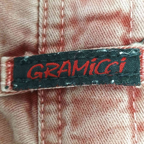 グラミチ GRAMICCI USA製 ロゴパッチ コットンショートパンツ ショーツ メンズ M
