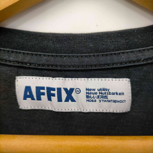アフィックス AFFIX 両面プリント S/S Tシャツ メンズ JPN:L