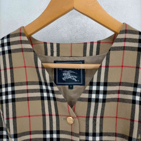 バーバリーズ BURBERRYS ウールチェックベスト レディース 7
