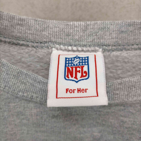 エヌエフエル NFL フロント刺繍デザインクルーネックスウェット レディース