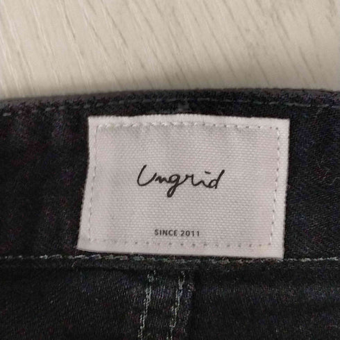 アングリッド Ungrid ハイウエストオーガニックコットンルーズデニム レディース 25