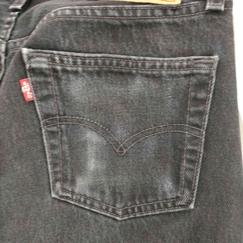 リーバイス Levis 501-0660 USA製 後染め ボタンフライブラックデニム メンズ W30