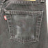 リーバイス Levis 501-0660 USA製 後染め ボタンフライブラックデニム メンズ W30