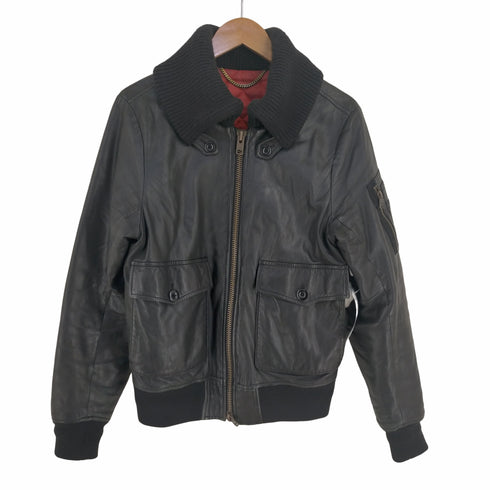 スワッガー SWAGGER LEATHER FLIGHT JACKET メンズ import:M