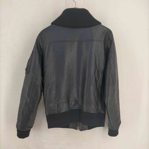 スワッガー SWAGGER LEATHER FLIGHT JACKET メンズ import:M