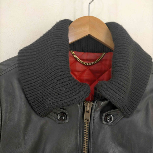 スワッガー SWAGGER LEATHER FLIGHT JACKET メンズ import:M