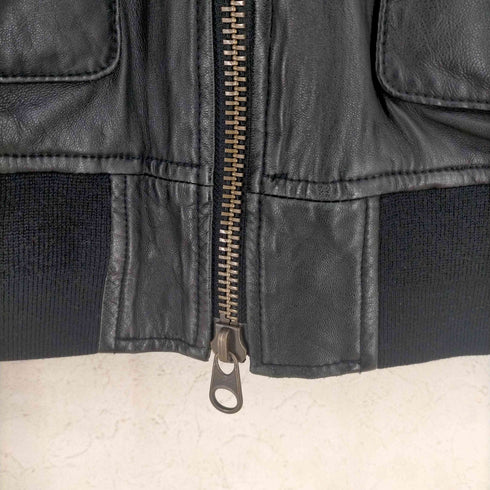 スワッガー SWAGGER LEATHER FLIGHT JACKET メンズ import:M