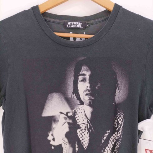 ヒステリックグラマー HYSTERIC GLAMOUR 両面プリント クルーネックTシャツ バンドTシャツ メンズ JPN:S