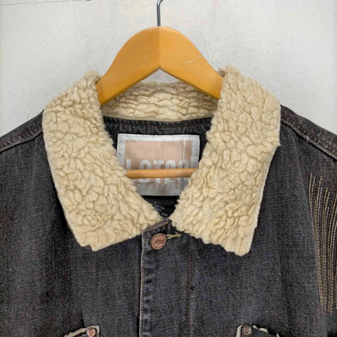 LOT29 襟ボ袖ア刺繍デザインデニムジャケット メンズ import:L