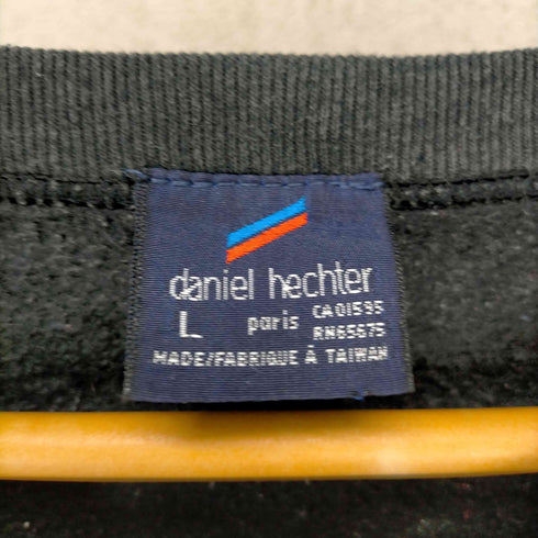 ダニエルエシュテル DANIEL HECHTER フロッキープリントラグランスリーブスウェット レディース JPN:L