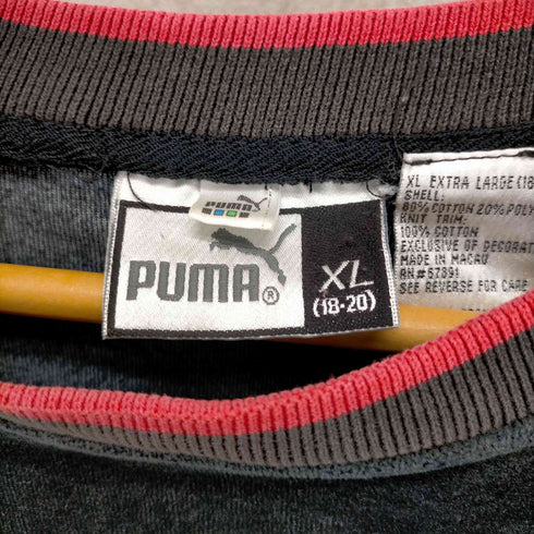 プーマ PUMA ベロア ロゴ立体プリントS/Sカットソー メンズ JPN:XL