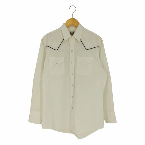 エリーキャトルマン ELY CATTLEMAN パイピングステッチ スナップボタン ウエスタンシャツ メンズ import:M