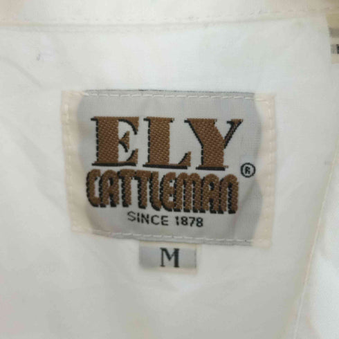 エリーキャトルマン ELY CATTLEMAN パイピングステッチ スナップボタン ウエスタンシャツ メンズ import:M