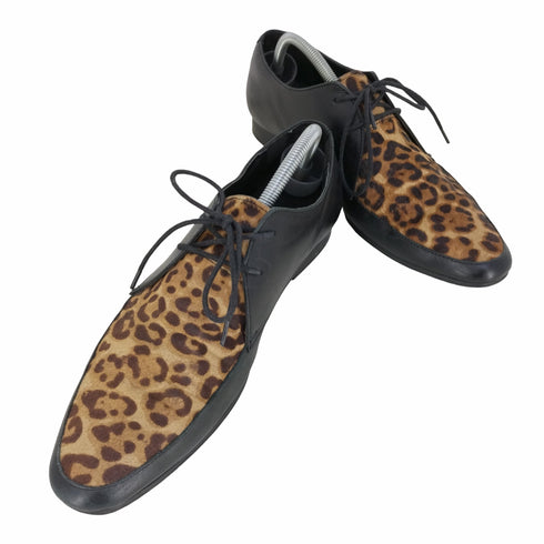 アルド ALDO ハラコ切替 レザー ドレスシューズ メンズ US:9