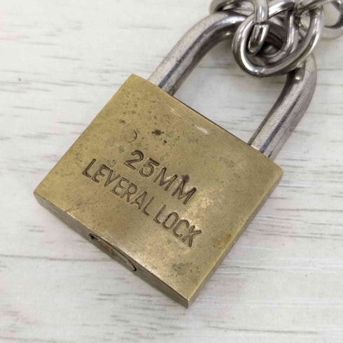 トレンディウービー Trendywoobi 25MM LEVERAL LOCK 南京錠ネックレス メンズ