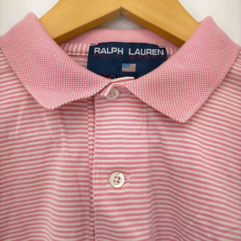 ポロスポーツラルフローレン POLO SPORT RALPH LAUREN ポニー刺繍 ボーダー S/S ポロシャツ レディース JPN:M