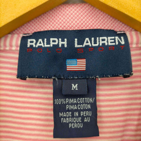 ポロスポーツラルフローレン POLO SPORT RALPH LAUREN ポニー刺繍 ボーダー S/S ポロシャツ レディース JPN:M