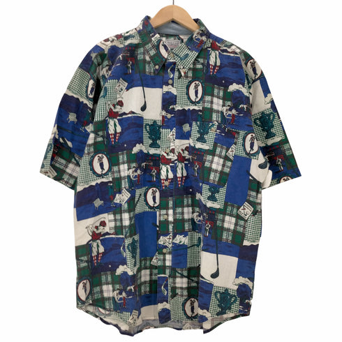 BUGLE BOY CONPANY S/S 総柄BDシャツ メンズ JPN:XL