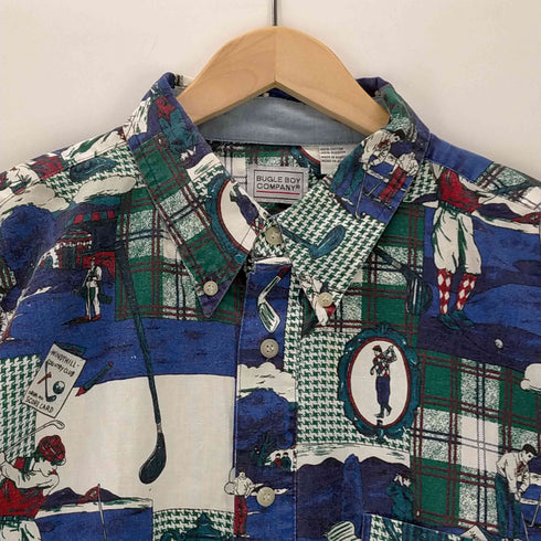 BUGLE BOY CONPANY S/S 総柄BDシャツ メンズ JPN:XL