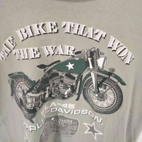 ハーレーダヴィットソン HARLEY DAVIDSON 90s 両面プリントノースリーブカットソー メンズ