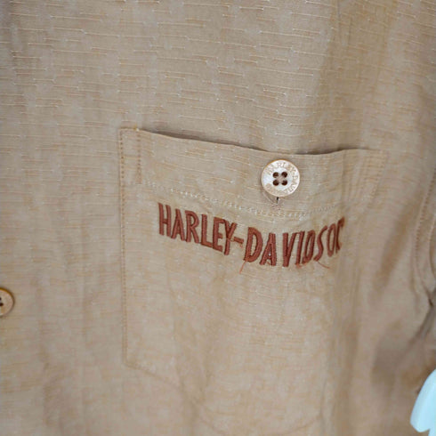 ハーレーダヴィットソン HARLEY DAVIDSON 背面刺繍ポケットS/Sシャツ メンズ JPN:S