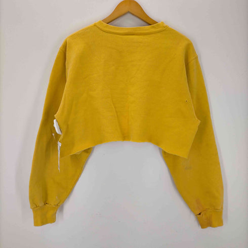 チャンピオン Champion 80-90S USA製 青刺繍タグ中期 Vガゼット リメイク スウェット メンズ import:L