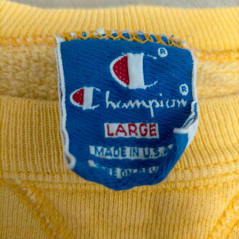 チャンピオン Champion 80-90S USA製 青刺繍タグ中期 Vガゼット リメイク スウェット メンズ import:L