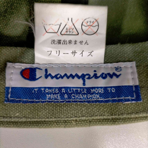 チャンピオン Champion pig skin ロゴ刺繍6パネルキャップ メンズ FREE