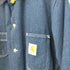 カーハート Carhartt 90S ミシガンチョアコート デニム 裏地ブランケット メンズ 38