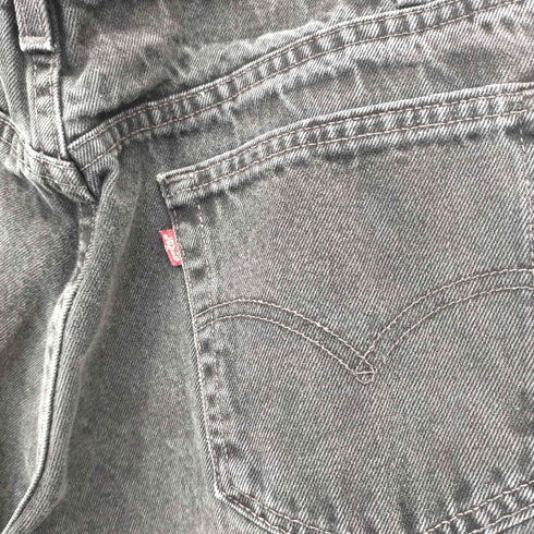 リーバイス Levis 00S 550 USA製 ボタン裏511 後染め ブラックデニムパンツ メンズ W33 L30