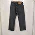 リーバイス Levis 00S USA製 ボタン裏512刻印 505 後染めブラックデニムパンツ メンズ W36 L34