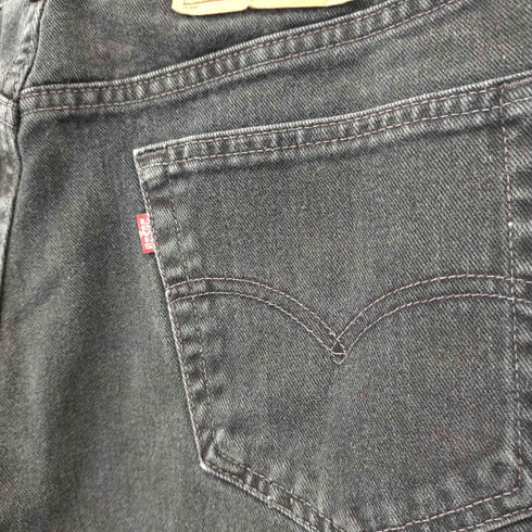 リーバイス Levis 00S USA製 ボタン裏512刻印 505 後染めブラックデニムパンツ メンズ W36 L34