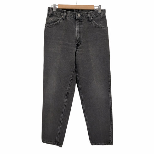 リーバイス Levis 90S 505 オレンジタブ 93年製 08月 USA製 ボタン裏522刻印 後染めブラックデニムパンツ メンズ W34 L30