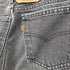 リーバイス Levis 90S 505 オレンジタブ 93年製 08月 USA製 ボタン裏522刻印 後染めブラックデニムパンツ メンズ W34 L30