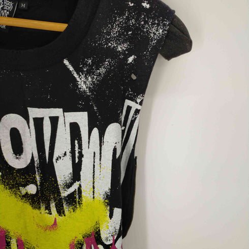ambitions tourダメージ加工 ペイントタンクトップ ツアーT メンズ JPN:M