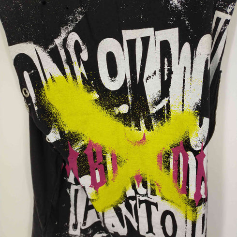 ambitions tourダメージ加工 ペイントタンクトップ ツアーT メンズ JPN:M