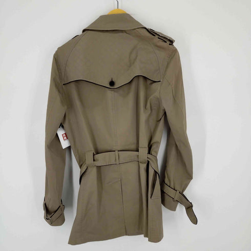 キャサリンハムネットロンドン KATHARINE HAMNETT LONDON ガンパッチ裏地千鳥格子ステンカラーコート メンズ import:L
