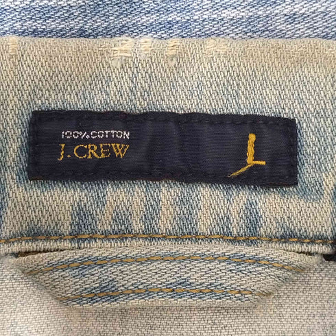 ジェイクルー J.CREW 00S 金文字タグ 4P ドーナツボタン デニム ジャケット メンズ import:L