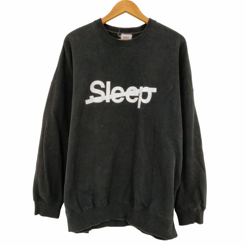 minka 眠家 DON'T SLEEPビッグシルエット クルーネックスウェット メンズ JPN:XL