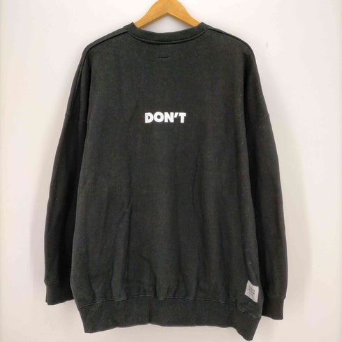 minka 眠家 DON'T SLEEPビッグシルエット クルーネックスウェット メンズ JPN:XL